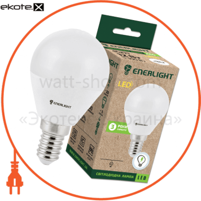 Enerlight P45E147SMDWFR лампа светодиодная enerlight p45 7вт e14 3000k