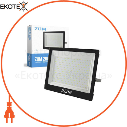 Прожектор светодиодный ZUM F02-200 6400K