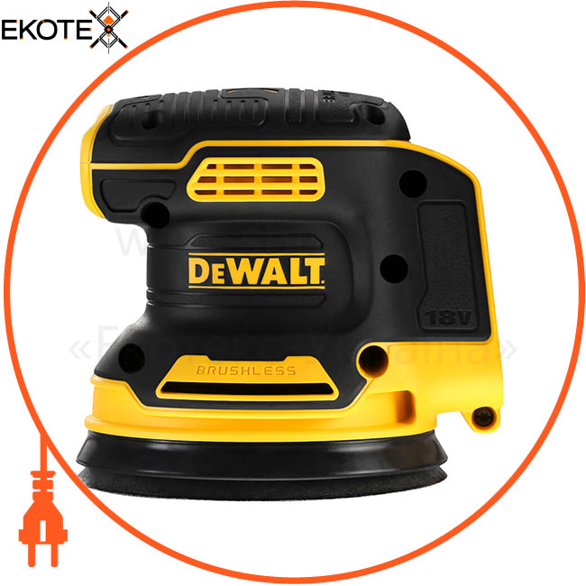 Шліфмашина ексцентрикова акумуляторна бесщеточний DeWALT DCW210N