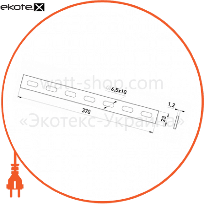 Enext ATK-5-2 соединительная пластина 370 мм atk-5-2