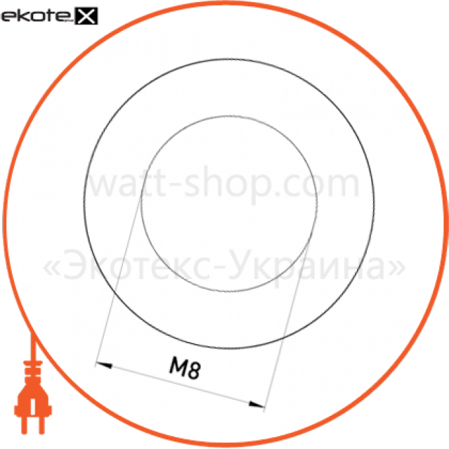 Enext m1050003 шайба плоская под резьбу м8 e.metiz.washer.1.7 а.2.08