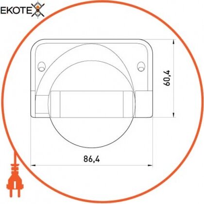 Enext s061002 датчик движения инфракрасный e.sensor.pir.09. белый (белый), 180°, ip44