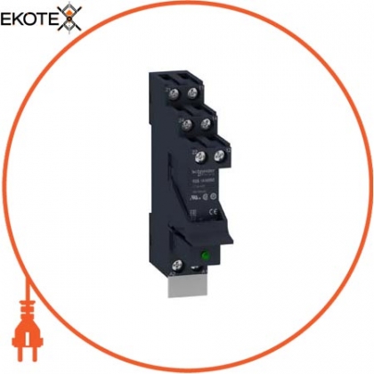 Schneider RSB1A160BDPV interface plug-in relay pre-assembled, 16 a, 1 co, led, protection module, 24 v dc