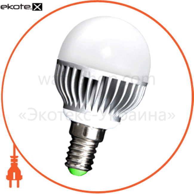 Enext l0650310 лампа светодиодная e.save.led.g45m.e14.5.4200 тип шар, 5вт, 4200к, е14