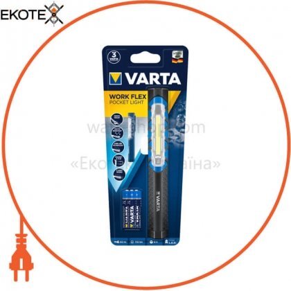 Varta 17647101421 фонарь varta work flex pocket light