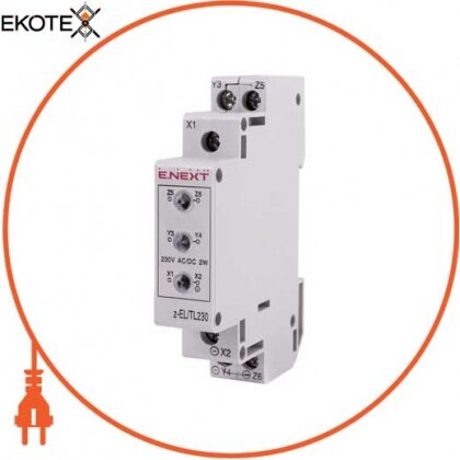 Enext p059011 індикатор на din-рейку e.i.din.380.3f.red