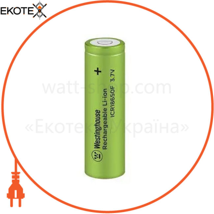 Аккумулятор литий-ионный Westinghouse Li-ion ICR18650, 3.7V, 2500mAh, 1С, 1шт