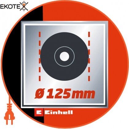 Einhell 4430619 угловая шлифовальная машина tc-ag 125