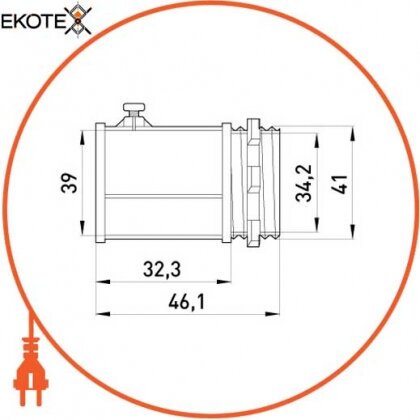 Enext i0460004 труба металлическая e.industrial.pipe.thread.1/2 с резьбой , 3.05 м