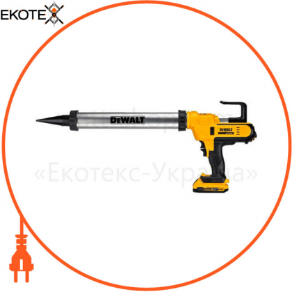 Пистолет для герметиков аккумуляторный DeWALT DCE580D1