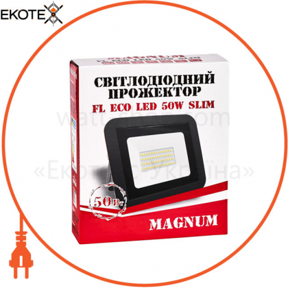 Прожектор светодиодный MAGNUM FL ECO LED 50Вт slim 6500К IP65_