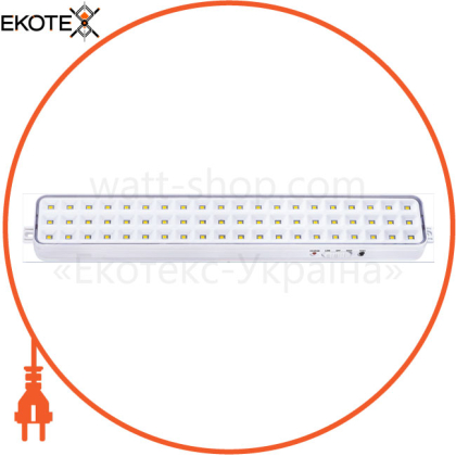 Cвітильник світлодіодний аварійний REL-601LED (3.7V2Ah) 60 LED 4W 360x65x35 акумуляторний