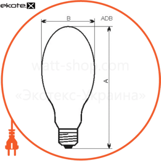 Electrum A-DH-0208 dн-400е/4000k e40