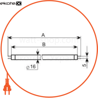 Electrum A-FT-0157 лампа люминесцентная superlux 14/830 g5  - a-ft-0157