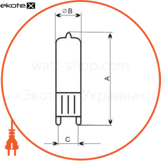 Electrum A-HC-0121 капс. 40w g9 пр. 230v