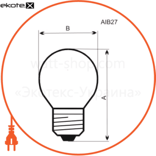 Electrum A-IB-0033 g45 40w e27 мат.