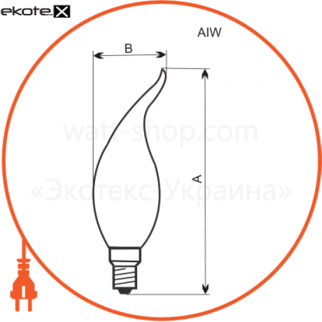 Electrum A-IW-0050 c37 40w e14 н/вет. мат.