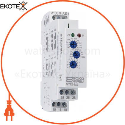 Реле часу багатофункціональне NTE9-M2 AC/DC 12-240V