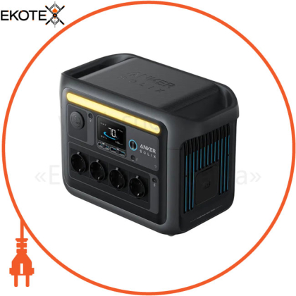 Зарядная станция ANKER SOLIX C1000X - 1056Wh/AC 1800W/100W 2xPD/2xUSB/1xCar/MPPT