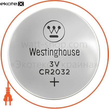 Westinghouse 889554001523 литиевая батарейка westinghouse lithium &quot;таблетка&quot; cr2032 1шт/уп blister