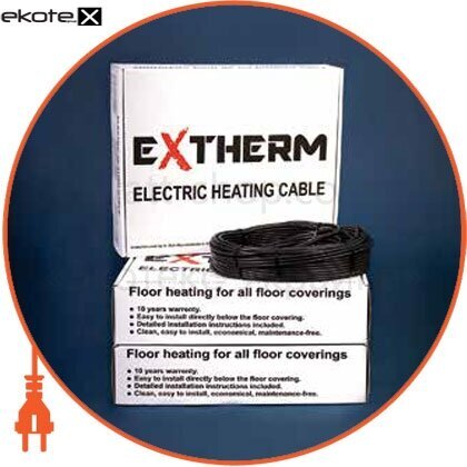 EXTHERM EC21.0 ec21.0 нагрівальний кабель easycable 21.0 378 вт