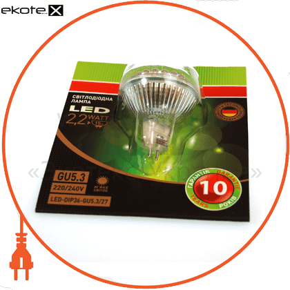 Eurolamp LED-DIP36-GU5.3/27 mr16 2.2w dip36 gu5.3 2700k