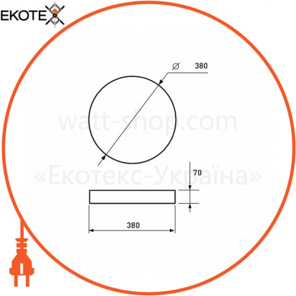 Светодиодный EUROLAMP LED Светильник SMART LIGHT Undulate N31 48W 3000-6500K