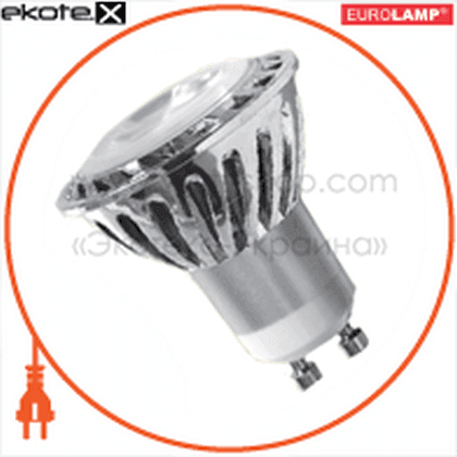 Eurolamp LED-HP-GU10/27 led лампа mr16  4.8w gu10 2700k eurolamp