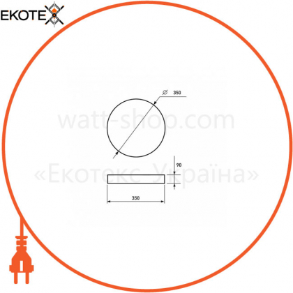 EUROLAMP LED Светильник "СМАРТ ЛАЙТ" Crystal Ring T15 50W 3000K-6500K (10)