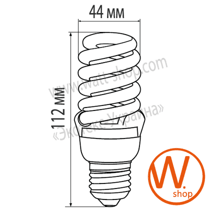 Eurolamp LN-20274 t2 spiral 20w 4100k e27