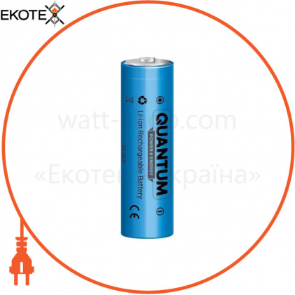 Аккумулятор литий-ионный Quantum Li-ion NCM18650, 1800mAh, 1С, с клеммным выступом, 1шт/уп