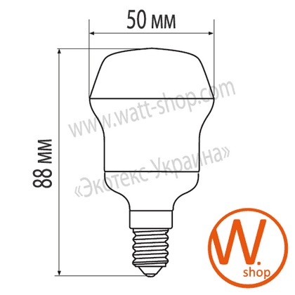 Eurolamp R5-09142 r50 9w 2700k e14