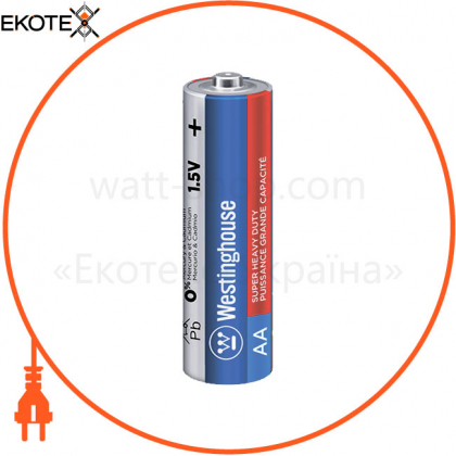 Сольова батарейка Westinghouse Super Heavy Duty AA/R6 4шт/уп blister