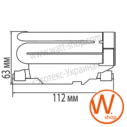 Eurolamp R7S/U-4100 r7s/t3 flood light 25w 4100k