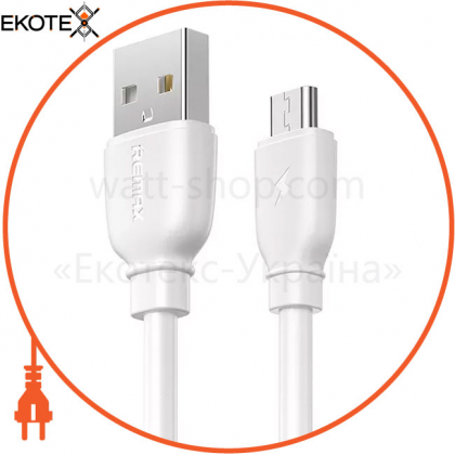 Кабель REMAX SUJI SERIES USB TO MICRO-USB WHITE (RC-138M)