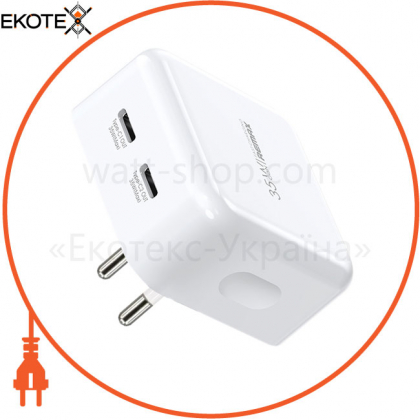 Зарядний пристрій REMAX 35W PD + QC FAST CHARGER WHITE (RP-U87)