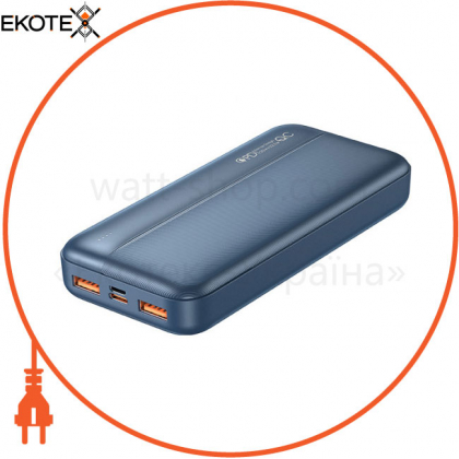 УМБ Повербанк (Powerbank) Remax Tinyl Series 20 Вт + 22.5 Вт PD+QC 20000 мАч Синий (RPP-213)