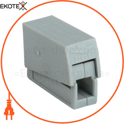 Строительно-монтажная клемма СМК 224-101 (4 шт / упак) IEK