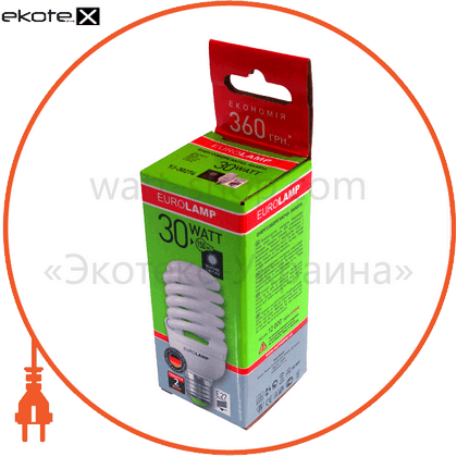 Eurolamp YJ-30272 t2 spiral 30w 2700k e27