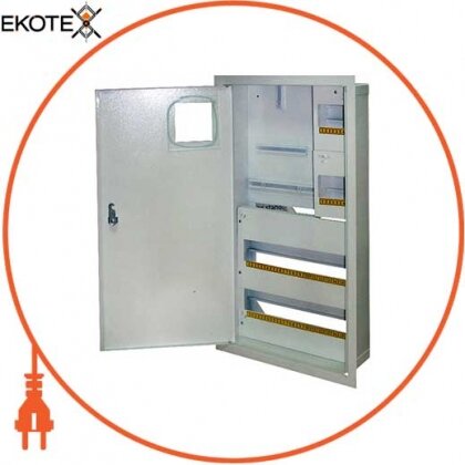 Enext s0100030 корпус e.mbox.stand.w.f3.36.z металлический, под 3-ф. счетчик, 36 мод., встраиваемый, с замком