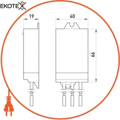 Enext 92.203 узип e.po ii led 230v/30ka класс ii+iii, 1 полюс + n-pe, для led освещения