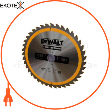 Диск пильный СONSTRUCTION DeWALT DT1955