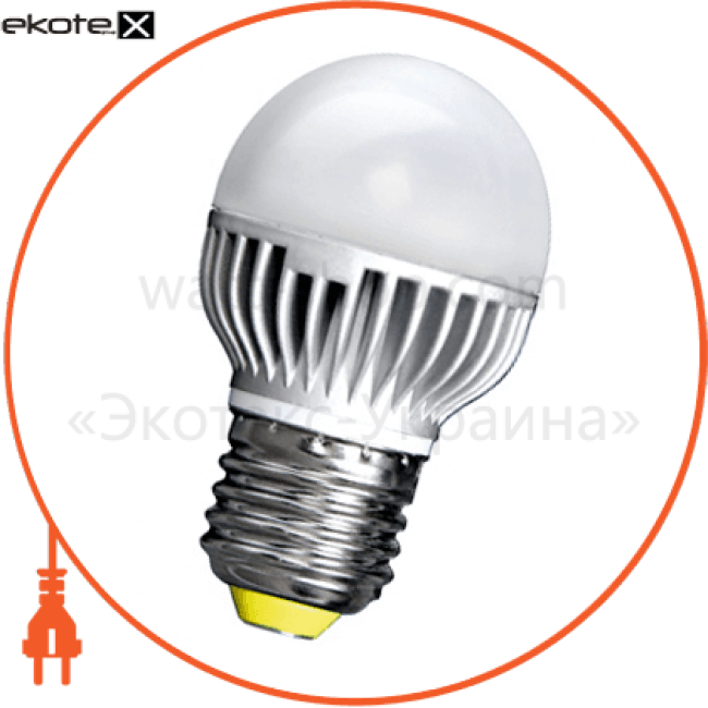 Enext l0650312 лампа светодиодная e.save.led.g45m.e27.5.2700 тип шар, 5вт, 2700к, е27