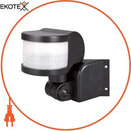 Enext s061019 датчик движения инфракрасный e.sensor.pir.13. black (черный) 270°, ip44