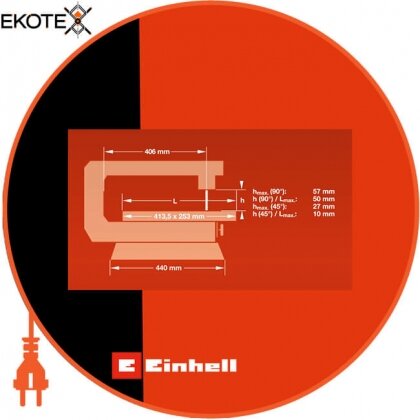 Einhell 4309040 пила лобзикова tc-ss 405 e