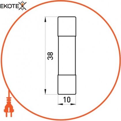 Enext i0610013 предохранитель плавкий e.fuse.1038.6, типоразмер 10х38, 6а