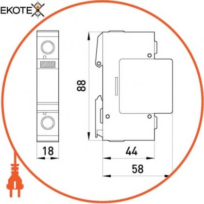 Enext i0340005 разрядник перенапряжения e.industrial.surge.spc.s.20.385.1, класс с, 1р, 385в