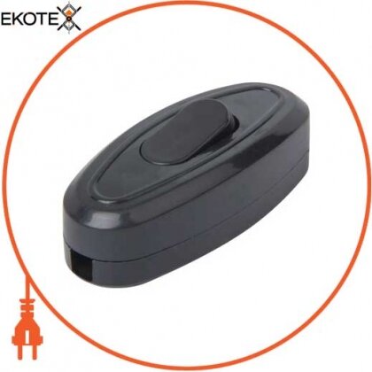 Enext l020002 переключатель света e.switch wires.6a.black, 6а, черный