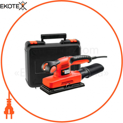 Шлифмашина вибрационная сетевая BLACK+DECKER KA320EKA