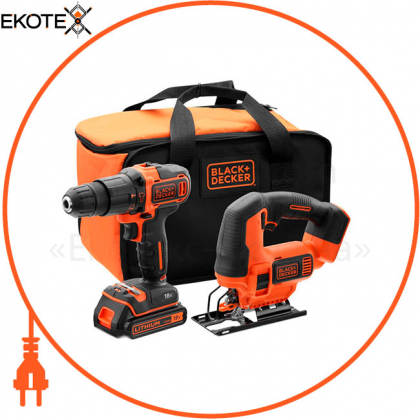 Набір з двох інструментів BLACK + DECKER BCK22S1S